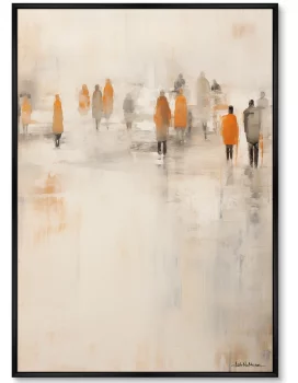 Постер на холсте Winter etude 75X105 CM