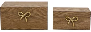 Комплект из двух шкатулок Blathine 20X15X10 / 16X9X8 CM