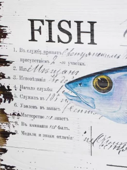 Настенное декоративное панно 30X3X90 CM