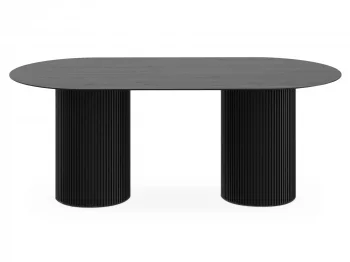Обеденный овальный стол Mono Stripe 200X100 CM