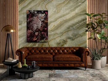 Постер на стекле Leopardo 80X120 CM