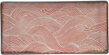 Тарелка Seigaiha Red Wave 23X12X2 CM