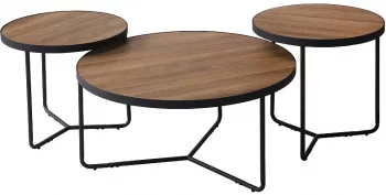 Комплект столиков Demeter 80X80X40 / 50X50X50 / 50X50X45 CM