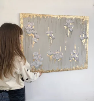 Картина Abstract Roses 100X80 CM