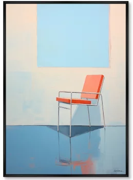 Постер на холсте Chair collection Pure and simple 75X105 CM