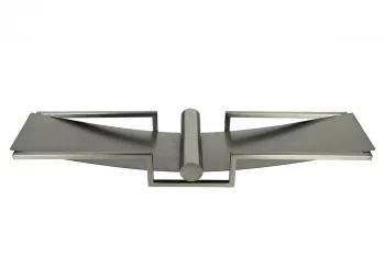 Декоративная ваза матовый никель 18X61X8,3 CM