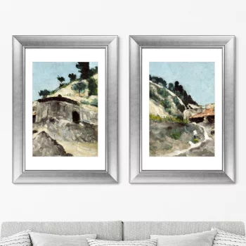 Диптих Landscape with Water Mill 51X71 CM