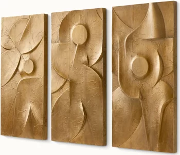 Панно из металла Abstract 61X122 CM
