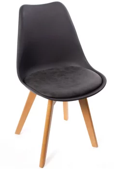 Стул Eames Bon 49X54X84 CM чёрный