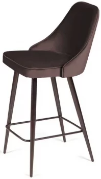 Стул полубарный Oliver 47X50X99 CM антрацит
