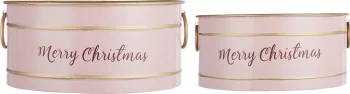 Набор из двух кашпо Elias 31X22X14 / 27X18X12 CM