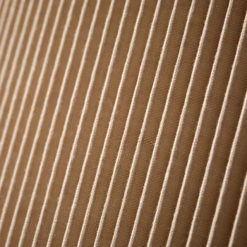 Подвесной светильник Pleating бежевый, хром, 3 плафона