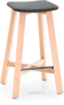 Барный табурет Bevel серый 42X38X62 CM