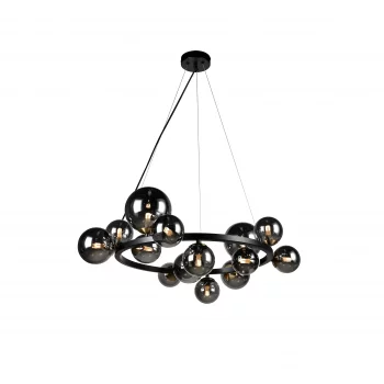 Люстра Astros 14L черная 82X82X30 CM