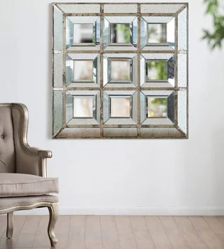 Зеркальное панно в винтажном стиле Ecolier 117X117 CM