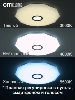 Накладной светильник Диамант Смарт
