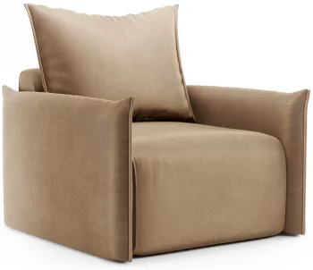 Кресло Floris 90X90X90 CM светло коричневое