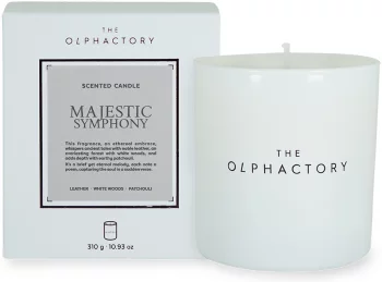 Свеча ароматическая The Olphactory White insignia Majestic symphony 60 часов горения