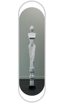 Настенное зеркало в раме Evelix 48X178 CM