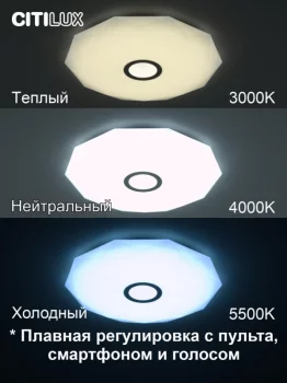 Накладной светильник Диамант Смарт