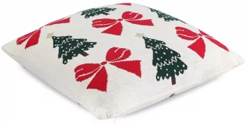 Подушка вязаная Christmas Bows 45X45 CM