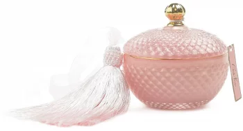Свеча Pink Round Art Deco 65 часов горения