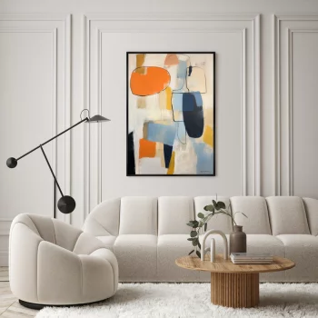 Постер на холсте Two of them 75X105 CM