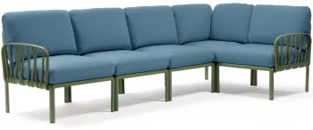 Диван садовый с подушками Komodo 294X154X88 CM