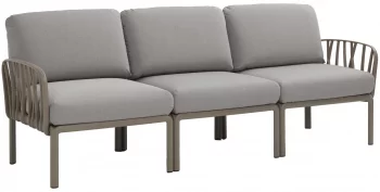Диван садовый с подушками Komodo 216X78X88 CM