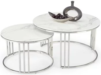 Комплект столиков Mercury 60X60X38 / 80X80X45 CM
