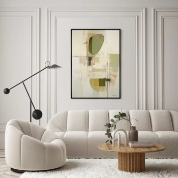 Постер на холсте Through the space of being 75X105 CM