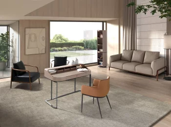 Кожаное кресло Gunnar 75X81X80 CM