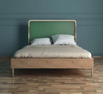 Кровать в скандинавском стиле Ellipse 120X190 CM