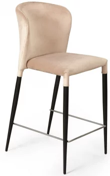 Стул полубарный Albert 44X55X99 CM бежевый