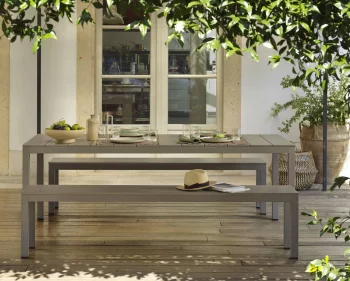 Обеденная группа для сада Set Rio Bench Alu