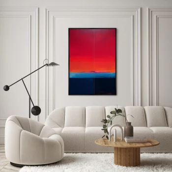 Постер на холсте Color Eclipse 75X105 CM