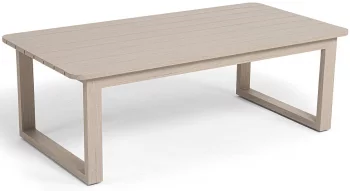 Журнальный столик из алюминия Прато 130X68X45 CM