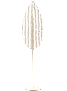 Декоративный элемент Ornament Leaf Goud 16X12X62 CM