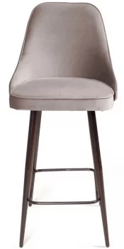 Стул полубарный Oliver 47X50X99 CM пепельно-бежевый