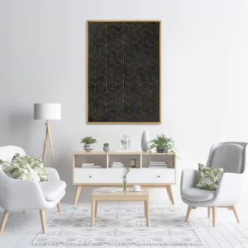 Постер на холсте The Line ornament 75X105 CM