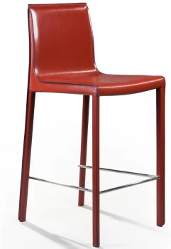 Стул полубарный Barrie 46X48X97 CM красный