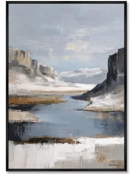 Постер на холсте Northern Mountains of the Taimyr Peninsula 75X105 CM