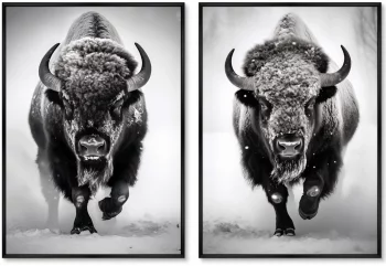 Набор из двух постеров на холсте Big Boys 75X105 / 75X105 CM