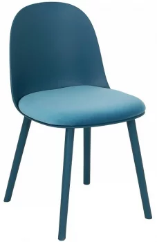 Стул Amato 50X45X80 CM синего цвета