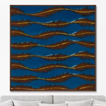 Постер Vintage print of Japanese textile 105X105 CM