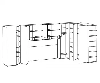 Композиция Modus 69 534X236X233 CM