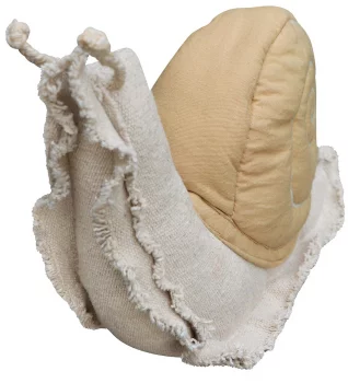 Хлопковая подушка-игрушка Snail 44X20 CM
