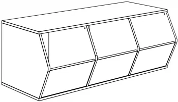 Ящик для игрушек Campi 120X55X45 CM