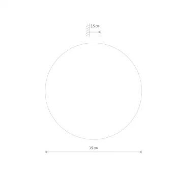 Настенный декоративный светильник Ring Led