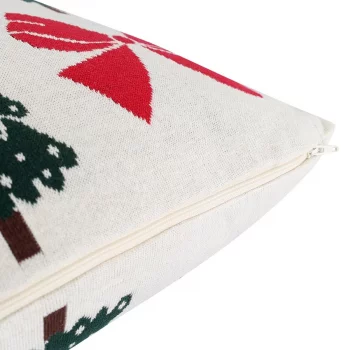 Подушка вязаная Christmas Bows 45X45 CM